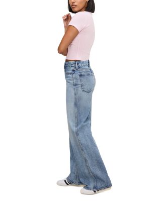 Good Skate High Rise Wide Leg Jeans in Indigo 756