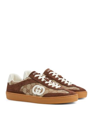 Men's Suede Interlocking G Logo Sneaker