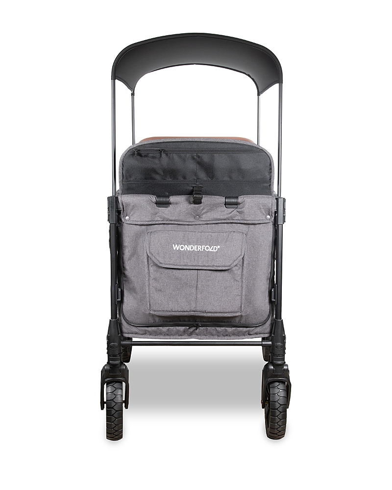 Wonderfold W4 Luxe Pro 4 Seater Stroller Wagon In Charcoal Gray