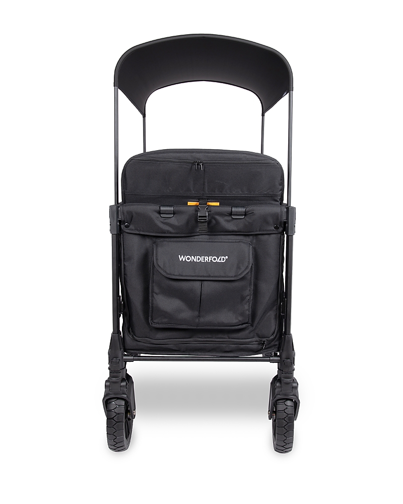 Wonderfold W4 Luxe Pro 4 Seater Stroller Wagon In Jet Black