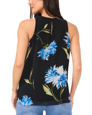 Shirred High Neck Blouse