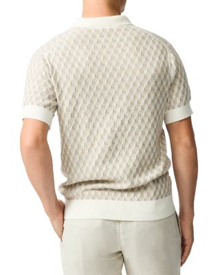 Galdfield Regular Fit Textured Knit Polo Shirt