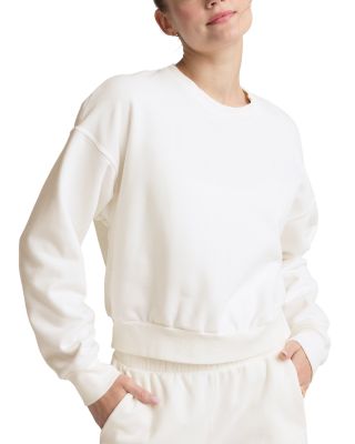 On The Go Pullover & Open Ended Mid Rise Wide Leg Pants