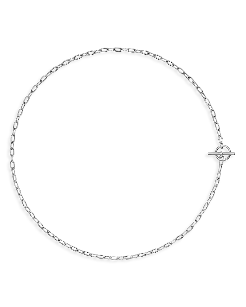 David Yurman Dy Madison Toggle Chain Necklace in Sterling Silver, 3mm