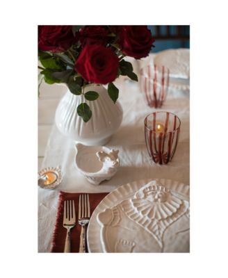 Pietra Natale Figural Santa Salad Plate