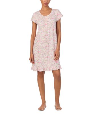 Ralph Lauren - Flutter Sleeve Keyhole Gown