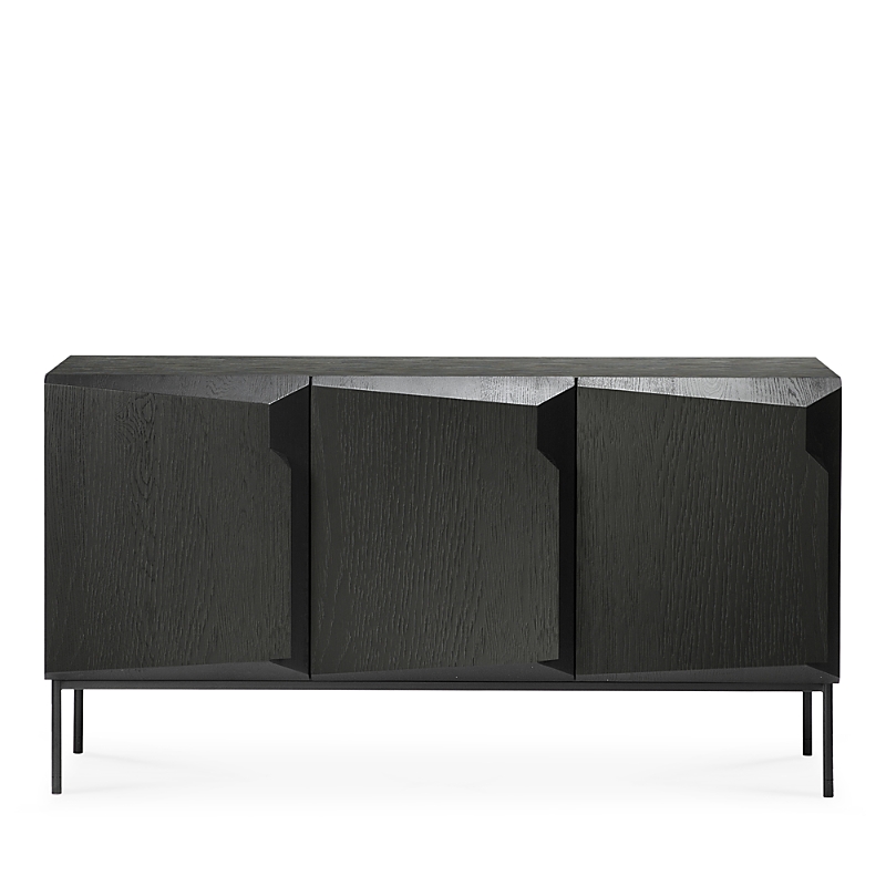 Ethnicraft Stairs Three Door Sideboard In Oak Black