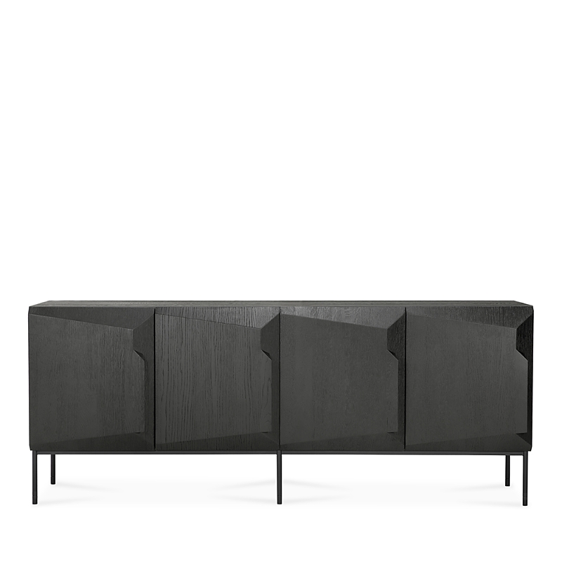 Ethnicraft Stairs Four Door Sideboard In Oak Black