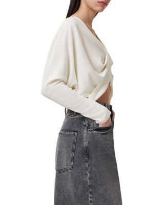 Julieana Wool Wrap Sweater