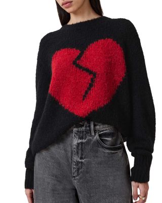 Allsaints Luvheart Crewneck Sweater