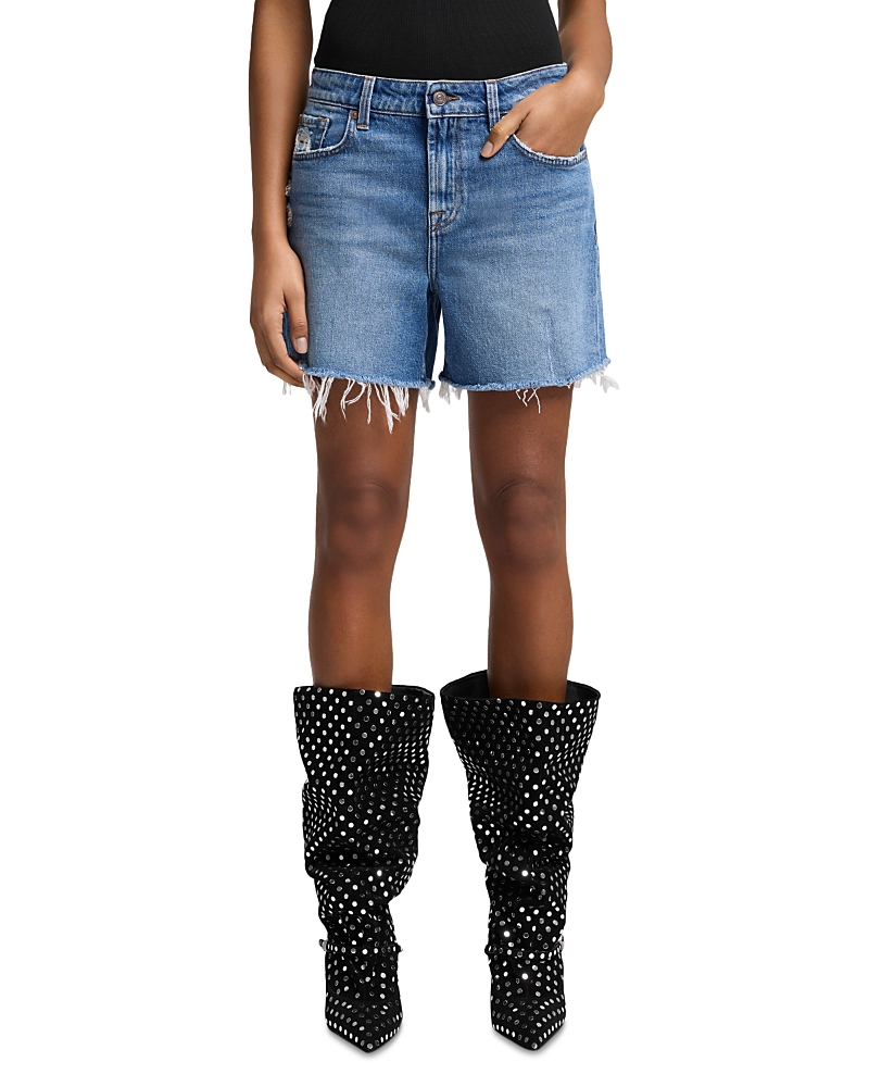 7 For All Mankind Monroe Denim Shorts in Weekend