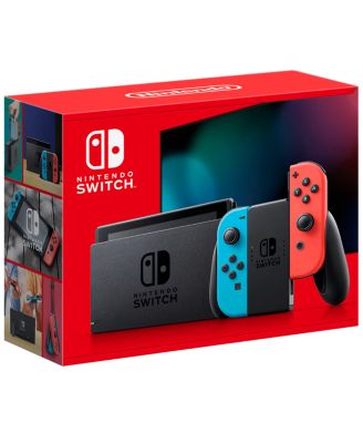 Switch Gaming Console with Neon Blue Joy-Con Controllers & 3 piece Accessories kit