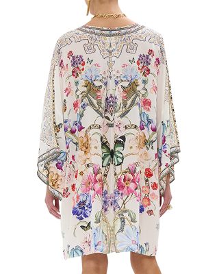 Silk Swim Cover-Up Kaftan
