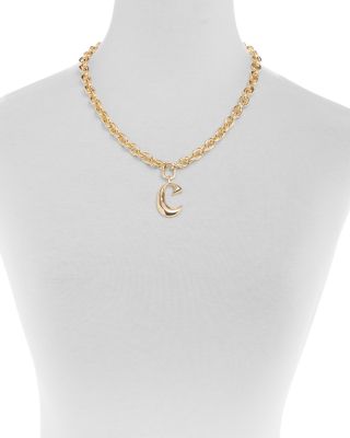 Initial Chain Necklace, 20"L
