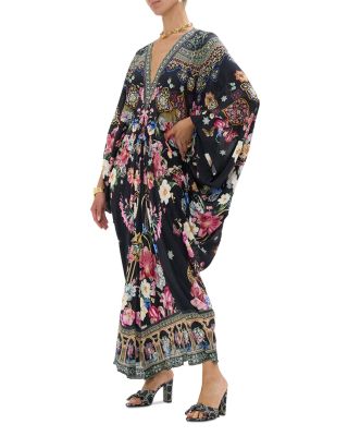 Silk Swim Cover-Up Kaftan
