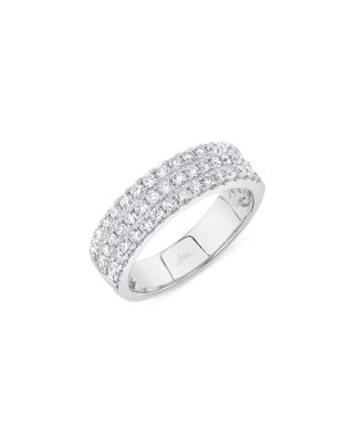 Shy Creation - 14K White Gold Diamond Pav&eacute; Band, 0.91 ct. t.w.