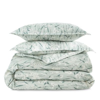 Sky - Field Flowers Sateen Duvet Cover Set, Twin - Exclusive
