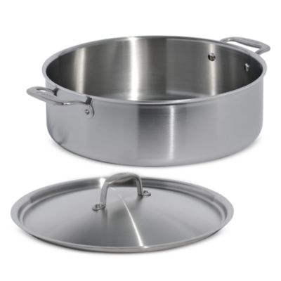 5 Ply Stainless Clad 10 Qt. Rondeau with Lid