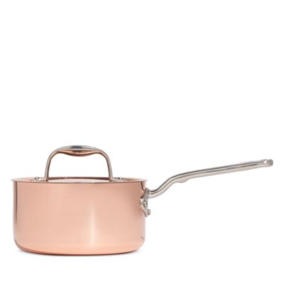 Copper 1.9 Qt. Saucepan and Lid