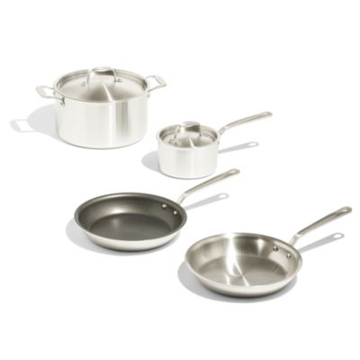 5 Ply Stainless Clad 6 Piece Cookware Set
