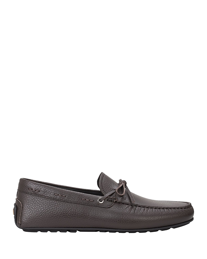 Hugo Boss Men's Noel Driver Moccasins In Dark Brown