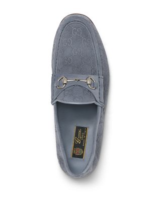 Men's Luxury Suede GG Horsebit Loafers 