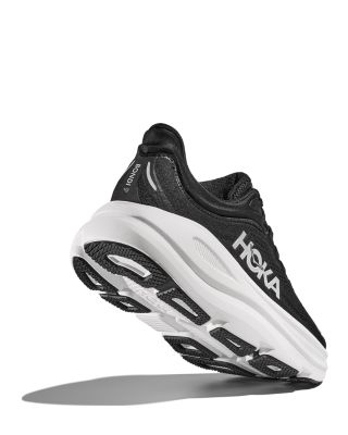 Men's Bondi 9 Running Sneakers in Black White