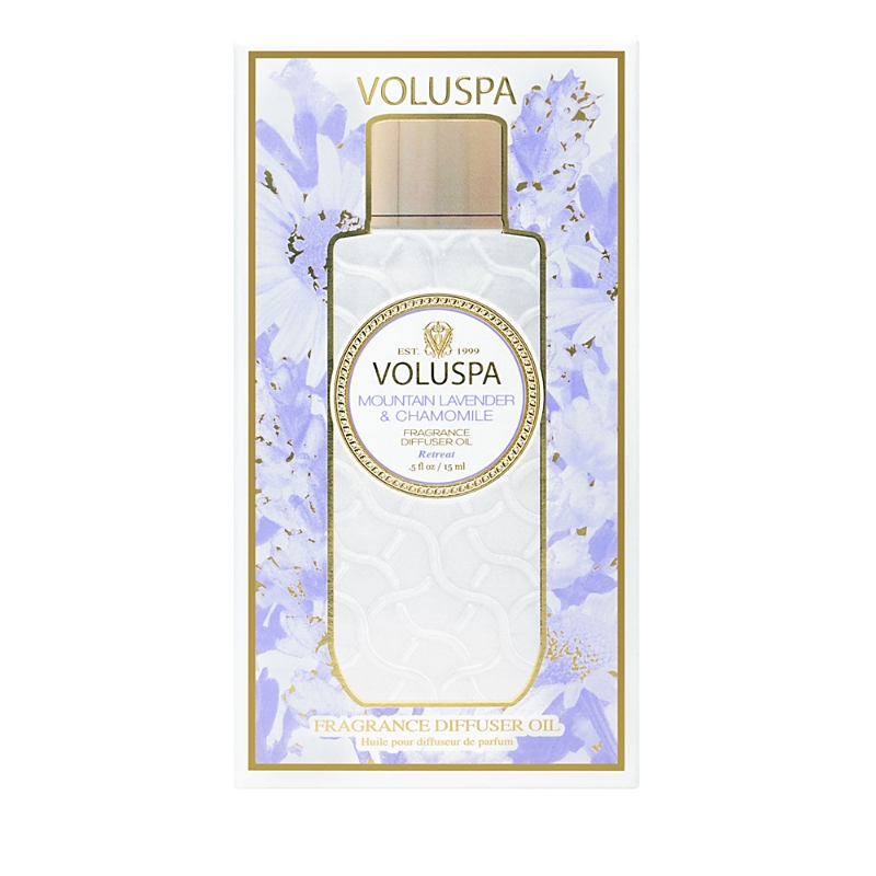 Voluspa Mountain Lavender & Chamomile Ultrasonic Diffuser Oil, 0.5 Oz.