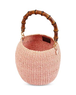 Pot de Miel Bag with Bamboo Handle