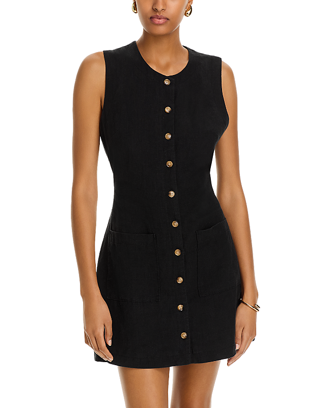Blanknyc City Nights Linen Dress