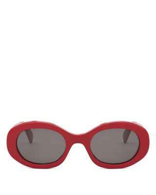 Triomphe Oval Sunglasses, 52mm