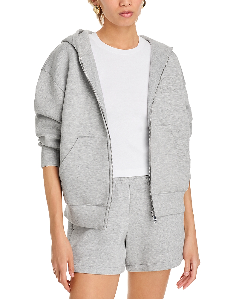ANINE BING BOND ZIPPERED HOODIE