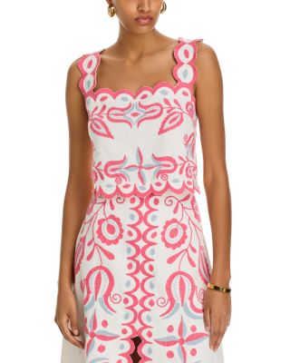 Sea - Eevi Embroidered Top