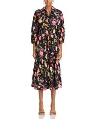 Hutton Floral Midi Dress