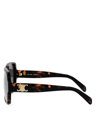Triomphe Square Sunglasses, 60mm