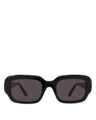 Slim Rectangular Sunglasses, 54mm