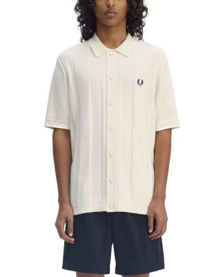 Fred Perry - Regular Fit Short Sleeve Button Front Polo