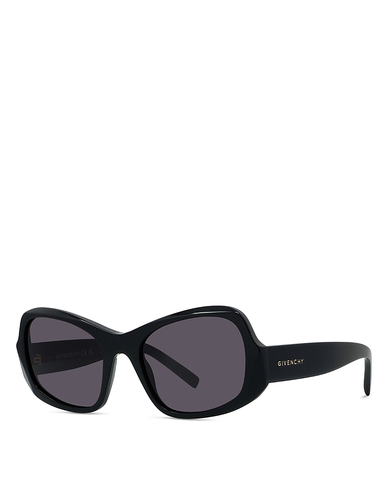 Givenchy Gv Day 54mm Geometric Sunglasses In Black