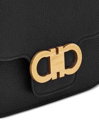 Double Gancini Crossbody Bag