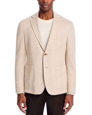 Cotton & Linen Jersey Regular Fit Unstructured Sport Coat - Exclusive