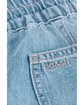 Mima High Rise Straight Jeans in Blue Jeans