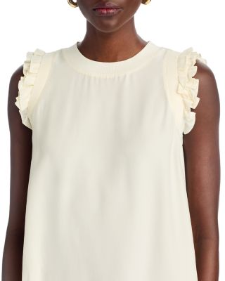 Lenore Silk Ruffled Blouse