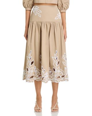 Trailing Peonies Tilda Skirt