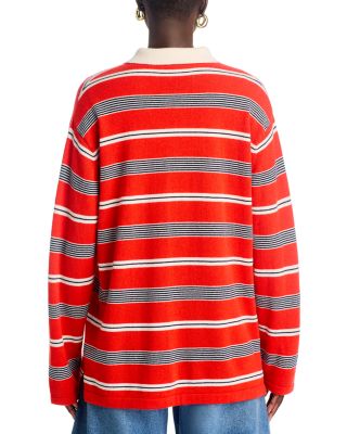 Cashmere Striped Rugby Shirt