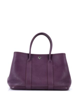 Pre-Owned Hermes Pre-Owned Hermes 30 Garden Party Tote Leather