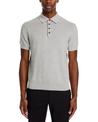 Pointelle Short Sleeve Sweater Polo - Exclusive