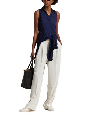 Tailored Fit Sleeveless Polo Shirt