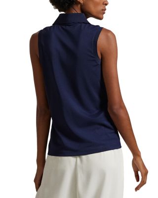 Tailored Fit Sleeveless Polo Shirt