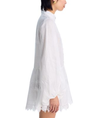 Antonia Lace Trim Mini Dress