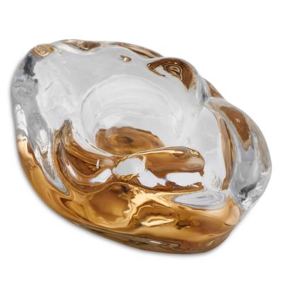 Snippan Clear/Gold Sculpture 
